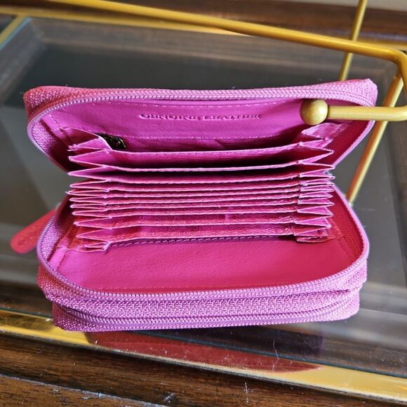 (NO BRAND) Vintage DOUBLE zipper 10 card and ID holder - Picture 6 of 7